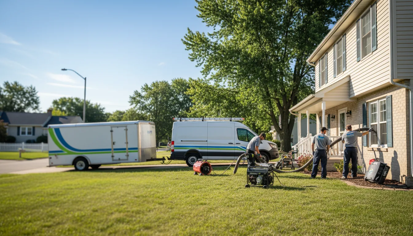 Flooded Basement Restoration And Cleanup With Repair in Mason, OH near me